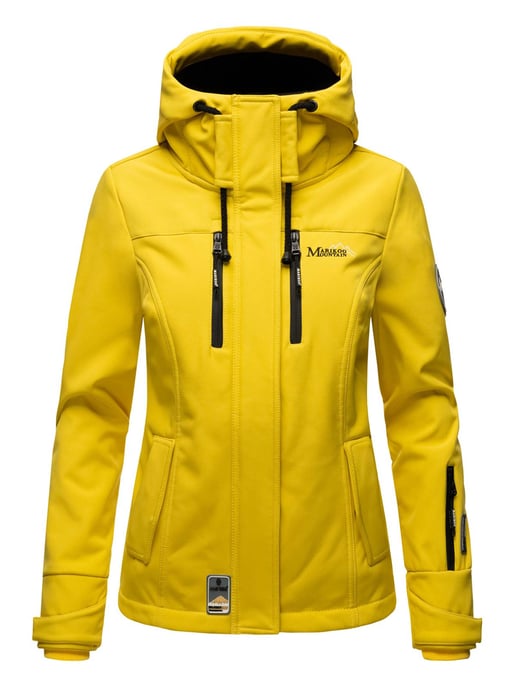 Marikoo Damen Softshelljacke – Kleine Zicke, warm mit Kapuze & Fleecefutter - Image 2