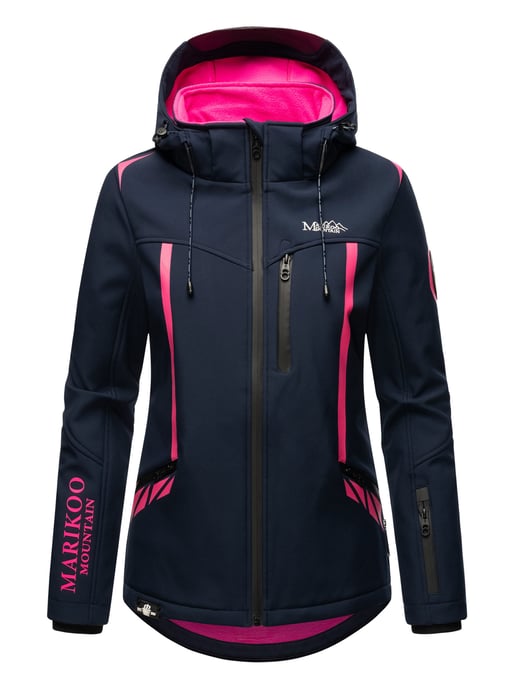 Marikoo Damen Softshelljacke – Mount-Cho-Oyu mit abnehmbarer Kapuze - Image 2