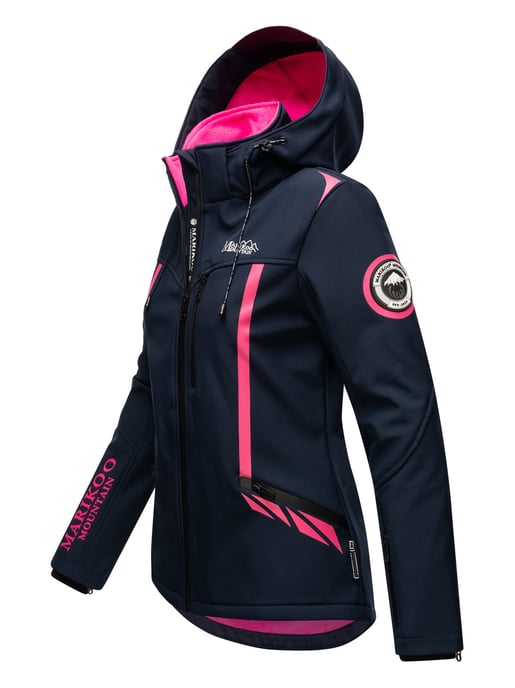 Marikoo Damen Softshelljacke – Mount-Cho-Oyu mit abnehmbarer Kapuze - Image 3