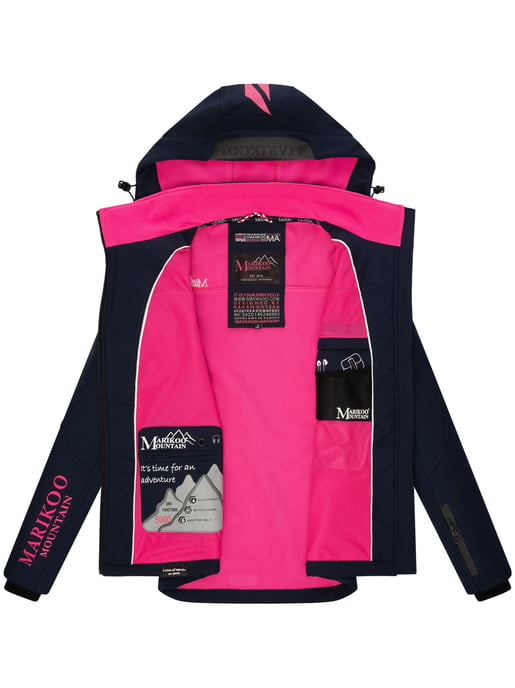 Marikoo Damen Softshelljacke – Mount-Cho-Oyu mit abnehmbarer Kapuze - Image 6