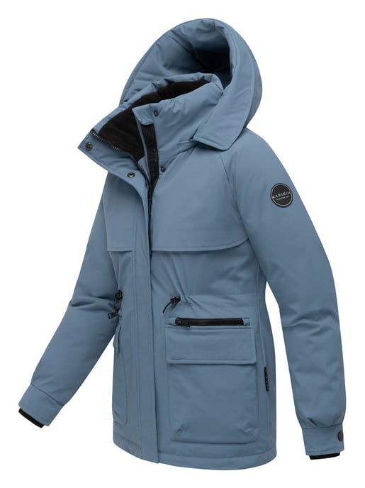 Marikoo Damen Winterjacke Shigaraa mit abnehmbarer Kapuze & Magnettaschen - Image 2