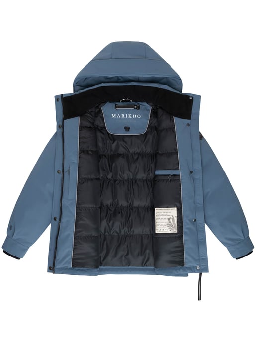 Marikoo Damen Winterjacke Shigaraa mit abnehmbarer Kapuze & Magnettaschen - Image 4