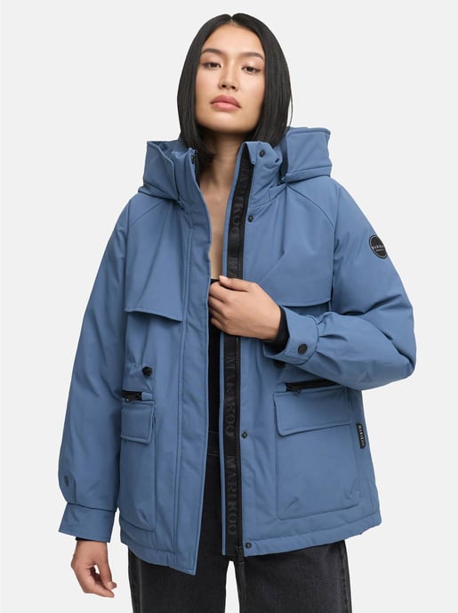 Marikoo Damen Winterjacke Shigaraa mit abnehmbarer Kapuze & Magnettaschen - Image 5