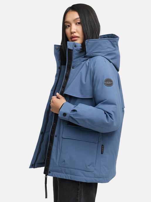 Marikoo Damen Winterjacke Shigaraa mit abnehmbarer Kapuze & Magnettaschen - Image 6