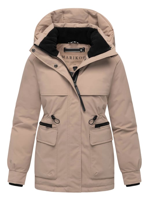 Marikoo Damen Winterjacke Shigaraa mit abnehmbarer Kapuze & Magnettaschen - Image 1
