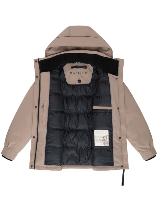 Marikoo Damen Winterjacke Shigaraa mit abnehmbarer Kapuze & Magnettaschen - Image 4