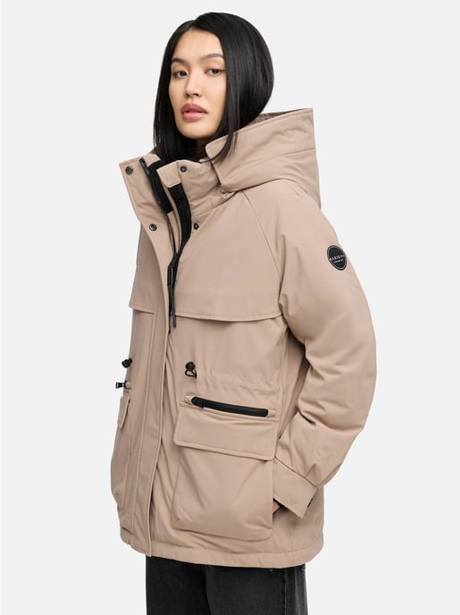 Marikoo Damen Winterjacke Shigaraa mit abnehmbarer Kapuze & Magnettaschen - Image 5