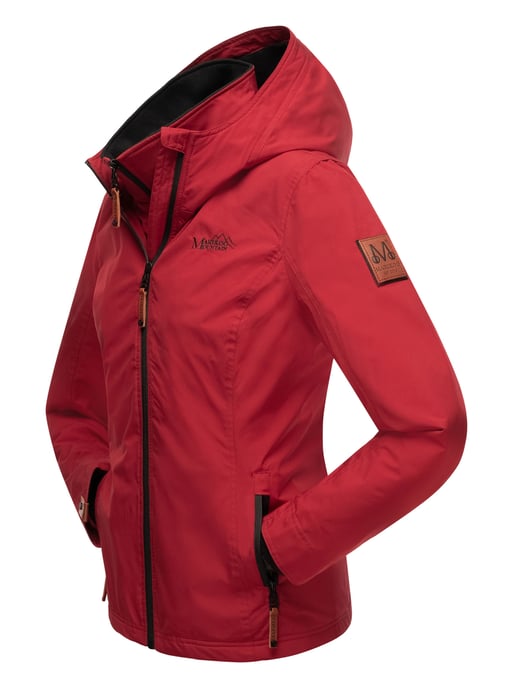 Marikoo Damen Übergangsjacke Erdbeere mit Doppelkragen & Fleece-Innenfutter - Image 5