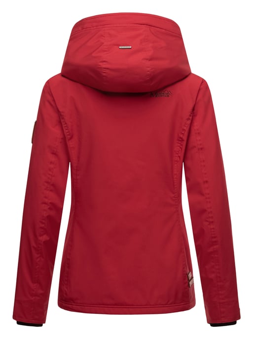 Marikoo Damen Übergangsjacke Erdbeere mit Doppelkragen & Fleece-Innenfutter - Image 6