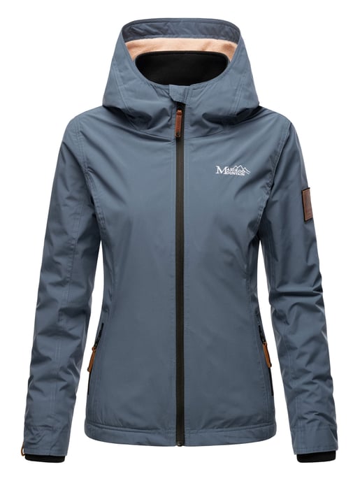 Marikoo Damen Übergangsjacke Erdbeere mit Doppelkragen & Fleece-Innenfutter - Image 3