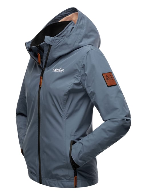 Marikoo Damen Übergangsjacke Erdbeere mit Doppelkragen & Fleece-Innenfutter - Image 5
