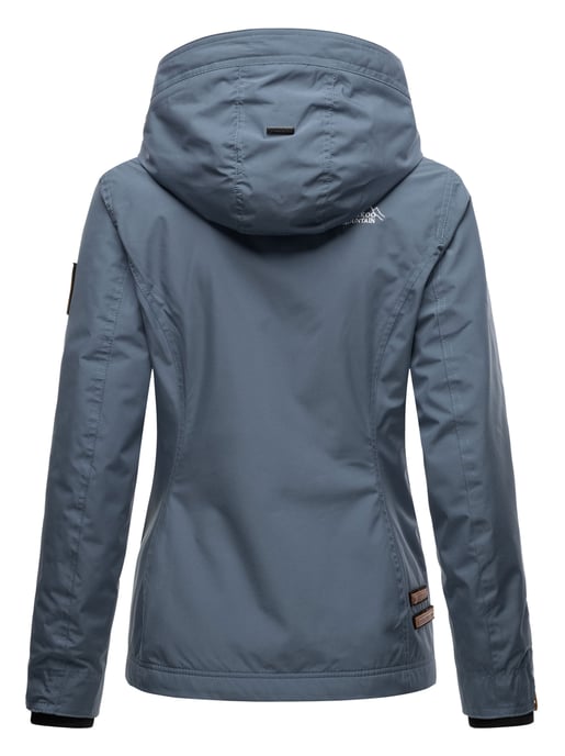 Marikoo Damen Übergangsjacke Erdbeere mit Doppelkragen & Fleece-Innenfutter - Image 6