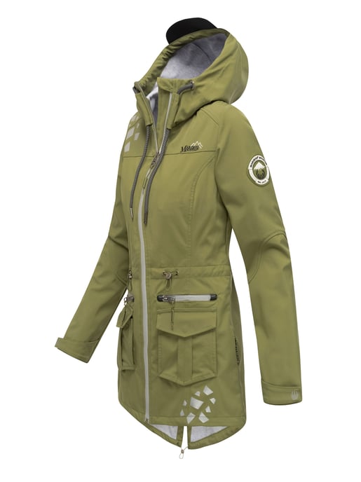 Marikoo Damen Softshelljacke – Ulissaa mit Kapuze & Reflektoren - Image 3