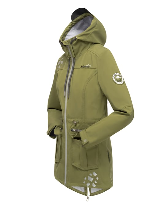 Marikoo Damen Softshelljacke – Ulissaa mit Kapuze & Reflektoren - Image 4
