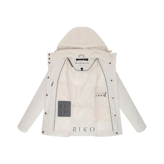 Marikoo Damen Winterjacke Sheeta mit Teddyfleece & Kapuze - Image 4