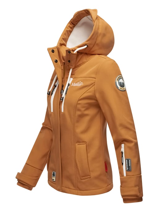 Marikoo Damen Softshelljacke – Kleine Zicke, warm mit Kapuze & Fleecefutter - Image 3