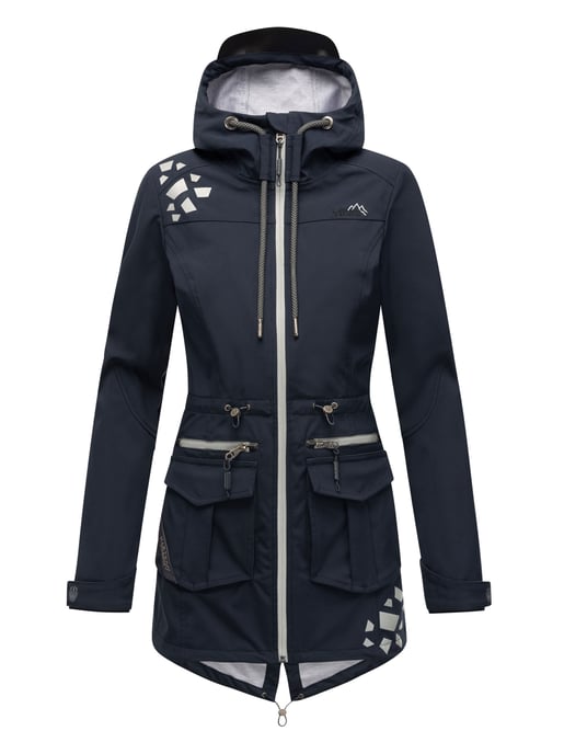 Marikoo Damen Softshelljacke – Ulissaa mit Kapuze & Reflektoren - Image 2