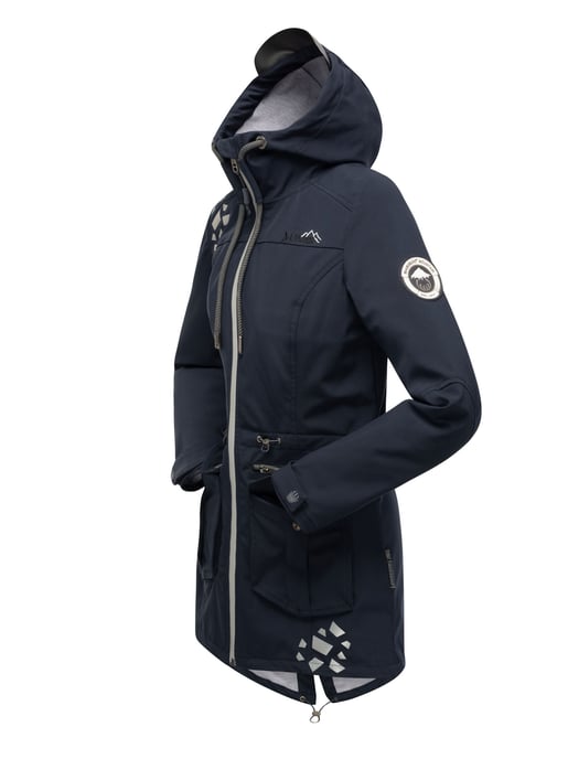Marikoo Damen Softshelljacke – Ulissaa mit Kapuze & Reflektoren - Image 4
