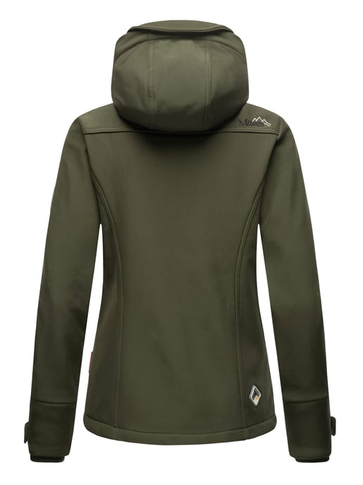 Marikoo Damen Softshelljacke – Kleine Zicke, warm mit Kapuze & Fleecefutter - Image 5