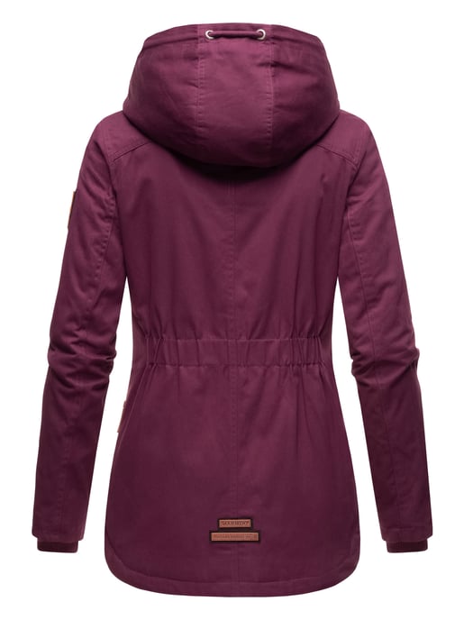 Marikoo Damen Winterjacke mit Teddyfell-Innenfutter & Kapuze - Image 4