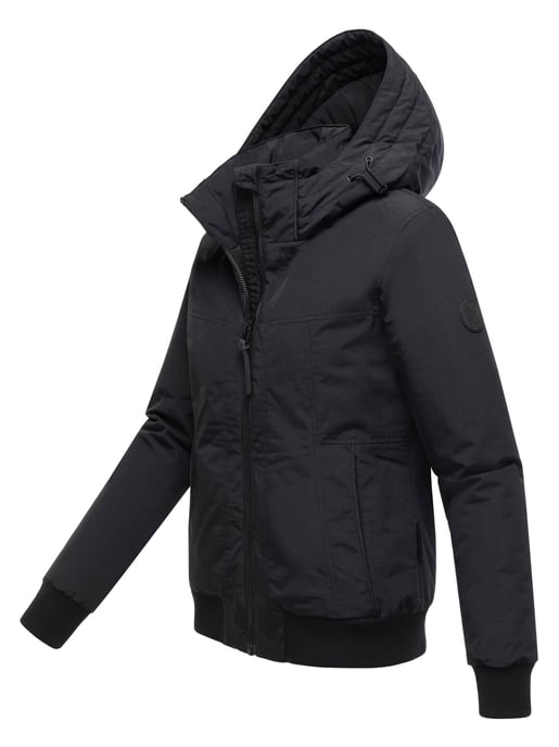 Marikoo Damen Winterjacke Mooni 16 im sportlichen Bomber-Stil mit Kapuze - Image 2
