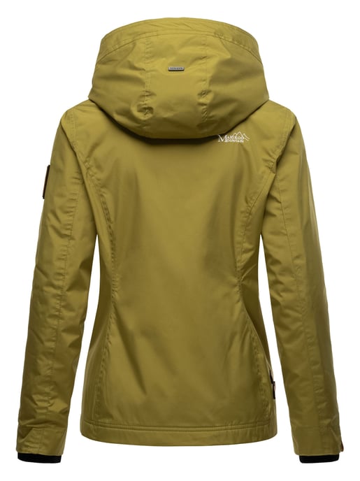 Marikoo Damen Übergangsjacke Erdbeere mit Doppelkragen & Fleece-Innenfutter - Image 6