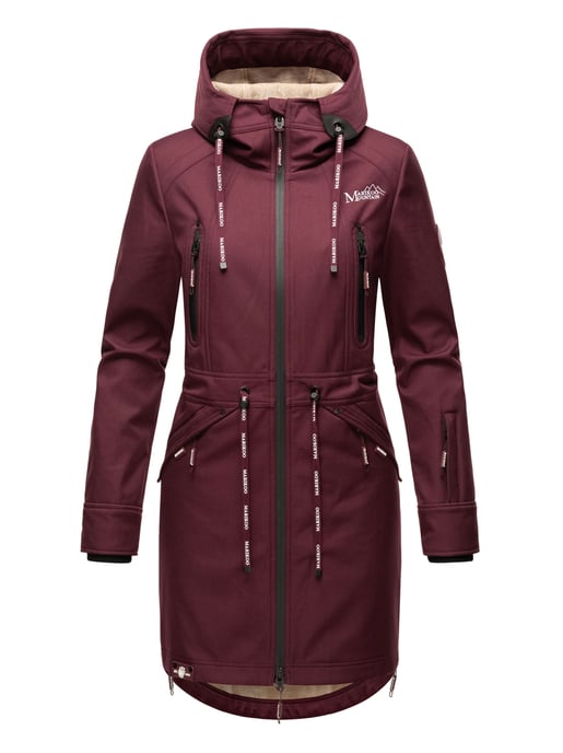 Marikoo Damen Softshelljacke – Racquellee mit Kapuze & Fleecefutter - Image 2
