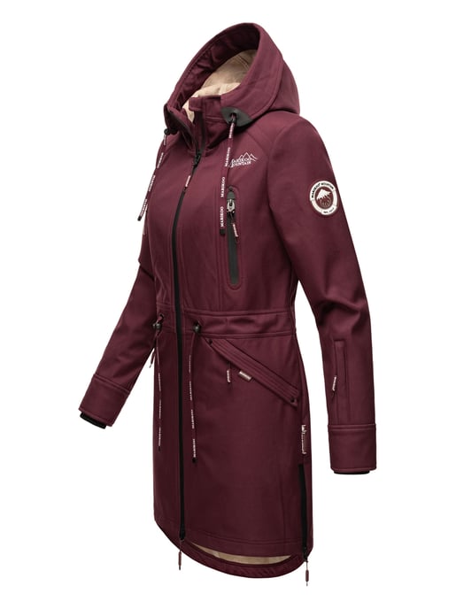 Marikoo Damen Softshelljacke – Racquellee mit Kapuze & Fleecefutter - Image 3