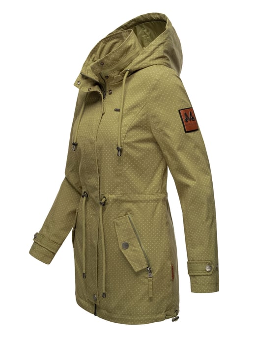 Marikoo leichte Damen Übergangsjacke mit abnehmbarer Kapuze - Image 3