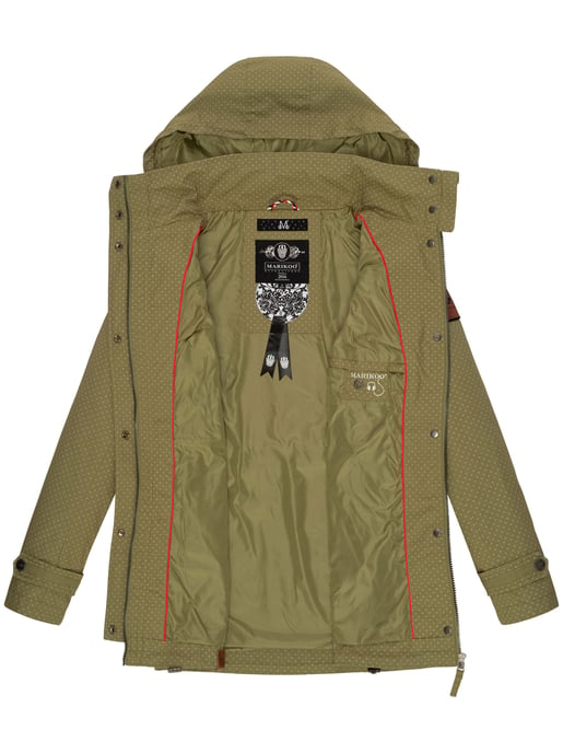 Marikoo leichte Damen Übergangsjacke mit abnehmbarer Kapuze - Image 6
