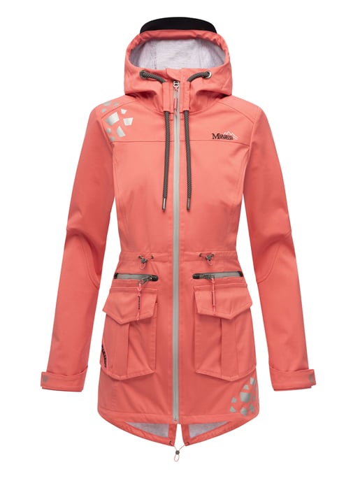 Marikoo Damen Softshelljacke – Ulissaa mit Kapuze & Reflektoren - Image 2