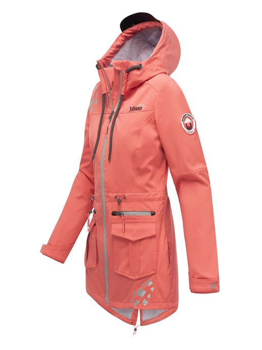 Marikoo Damen Softshelljacke – Ulissaa mit Kapuze & Reflektoren - Image 3