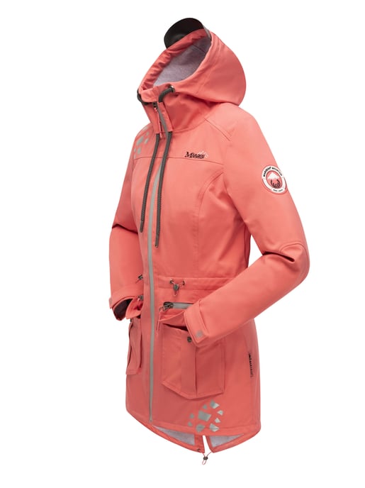 Marikoo Damen Softshelljacke – Ulissaa mit Kapuze & Reflektoren - Image 4