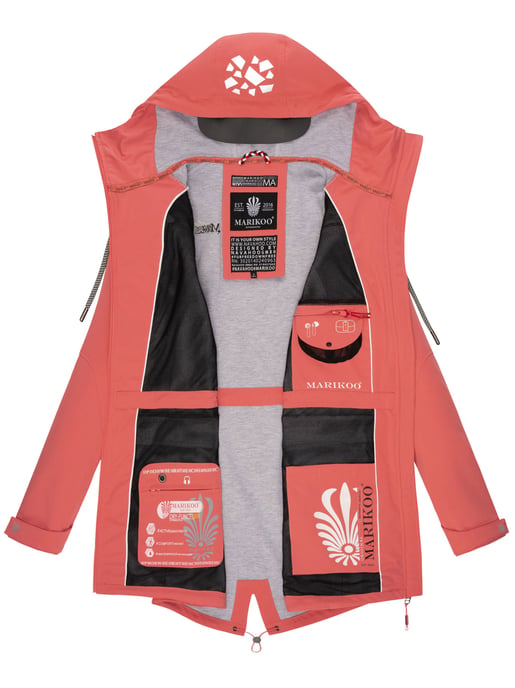 Marikoo Damen Softshelljacke – Ulissaa mit Kapuze & Reflektoren - Image 6