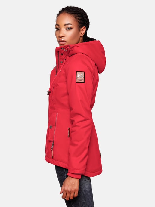 Marikoo Damen Winterjacke mit Teddyfell-Innenfutter & Kapuze - Image 6