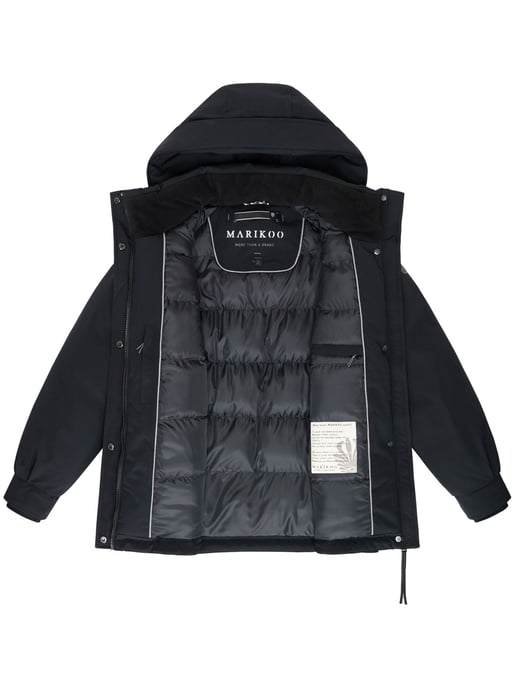 Marikoo Damen Winterjacke Shigaraa mit abnehmbarer Kapuze & Magnettaschen - Image 4