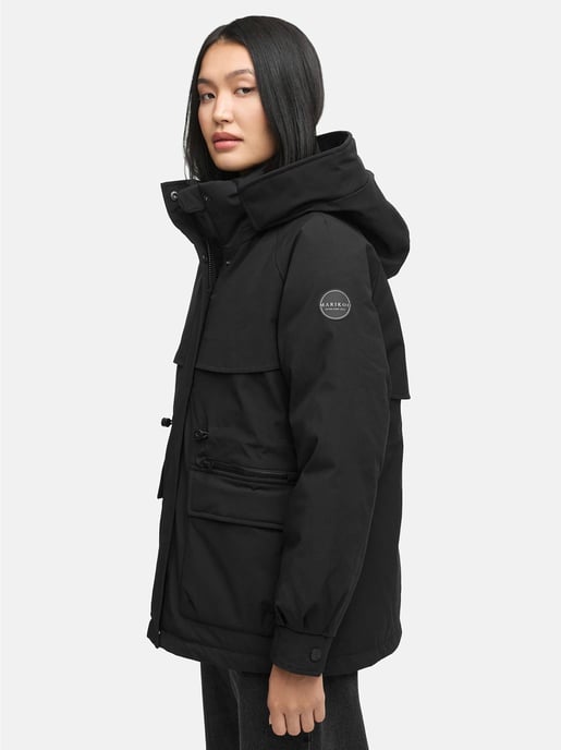 Marikoo Damen Winterjacke Shigaraa mit abnehmbarer Kapuze & Magnettaschen - Image 6