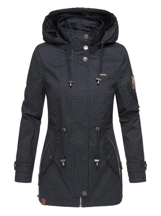 Marikoo leichte Damen Übergangsjacke mit abnehmbarer Kapuze - Image 3