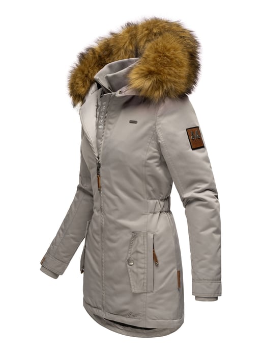 Marikoo Damen Winterjacke – Sanakoo, warm mit abnehmbarem Fellkragen - Image 3