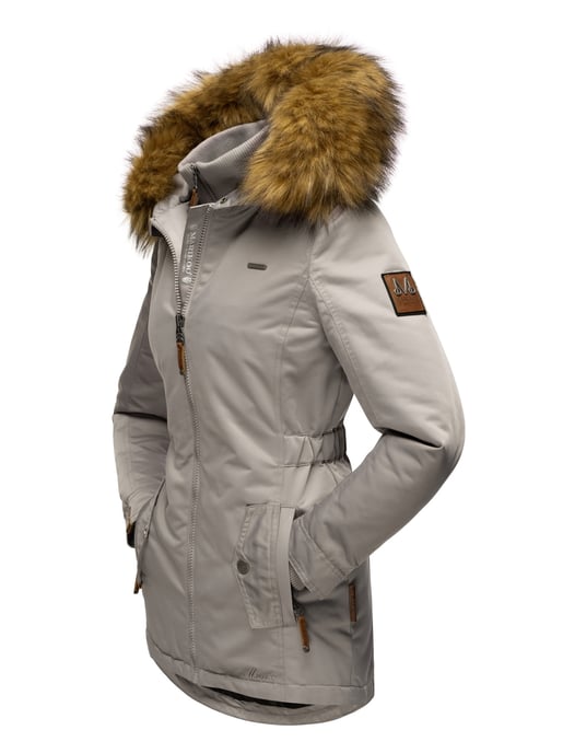 Marikoo Damen Winterjacke – Sanakoo, warm mit abnehmbarem Fellkragen - Image 5