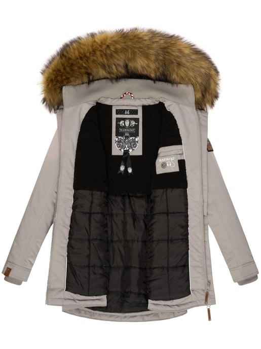 Marikoo Damen Winterjacke – Sanakoo, warm mit abnehmbarem Fellkragen - Image 6