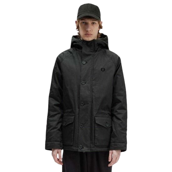 Fred Perry Herren Snorkel Kurzparka (Grün) - Image 4
