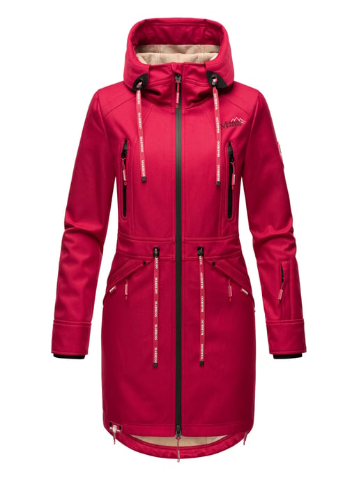 Marikoo Damen Softshelljacke – Racquellee mit Kapuze & Fleecefutter - Image 2