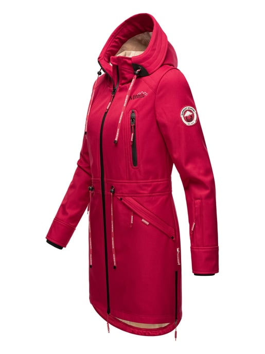 Marikoo Damen Softshelljacke – Racquellee mit Kapuze & Fleecefutter - Image 3