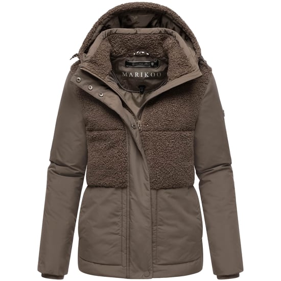 Marikoo Damen Winterjacke Sheeta mit Teddyfleece & Kapuze - Image 1