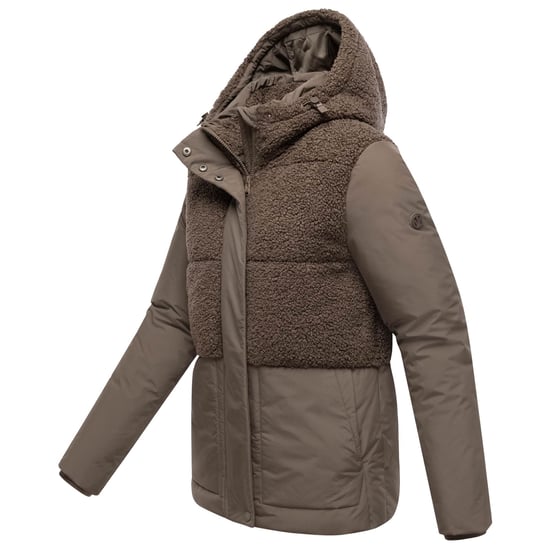 Marikoo Damen Winterjacke Sheeta mit Teddyfleece & Kapuze - Image 2