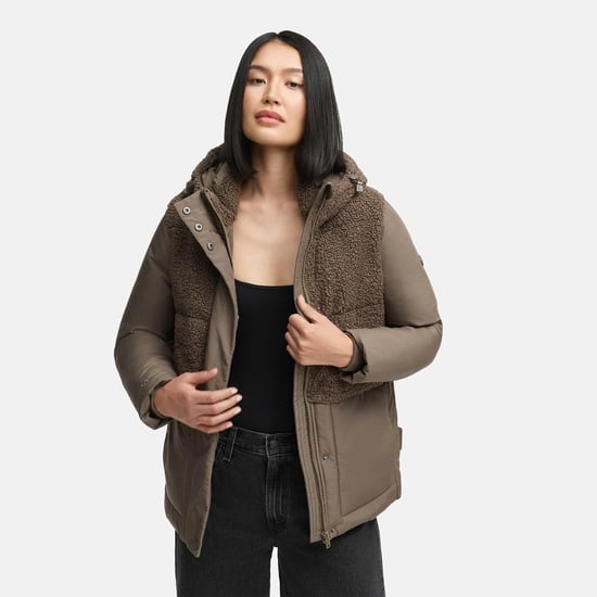 Marikoo Damen Winterjacke Sheeta mit Teddyfleece & Kapuze - Image 5