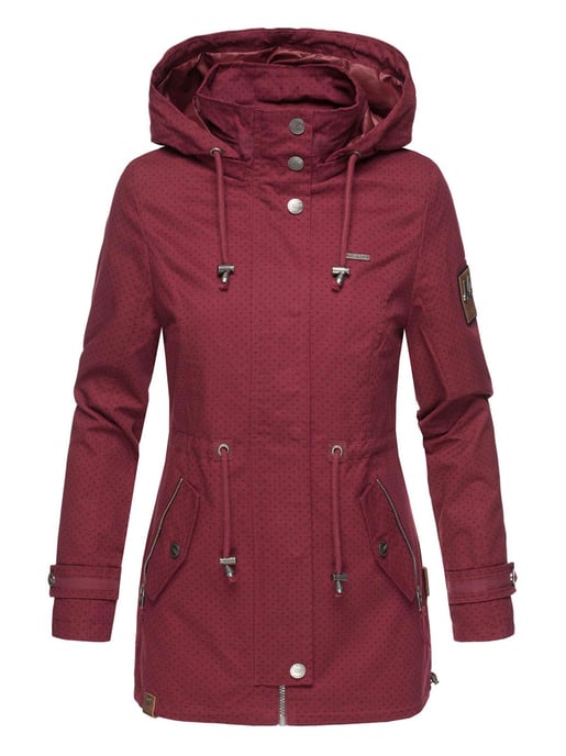 Marikoo leichte Damen Übergangsjacke mit abnehmbarer Kapuze - Image 2