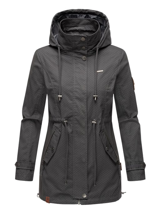 Marikoo leichte Damen Übergangsjacke mit abnehmbarer Kapuze - Image 2