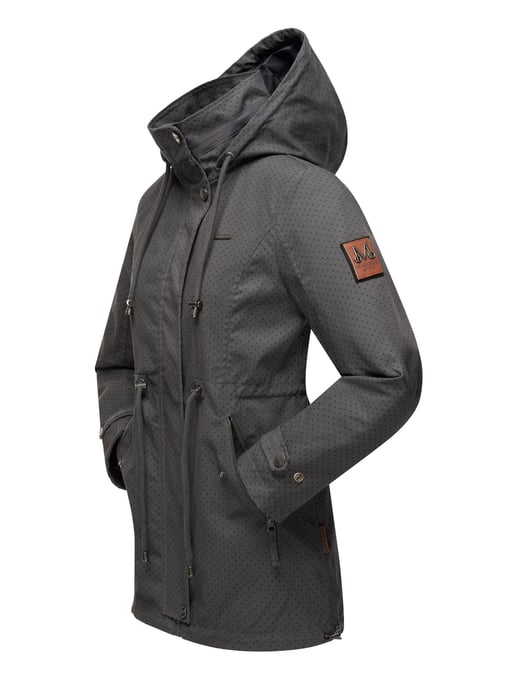 Marikoo leichte Damen Übergangsjacke mit abnehmbarer Kapuze - Image 4